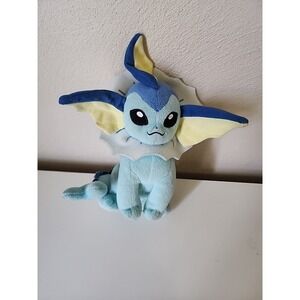 Vaporeon Legit Pokemon Takara Tomy Plush 10" Stuffed Toy Doll